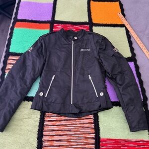 Icon Hella textile motorcycle jacket rider black women’s small
